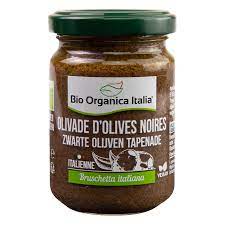 Olivada De Aceituna Negra Ecológica-140g-Bio Organica Italia