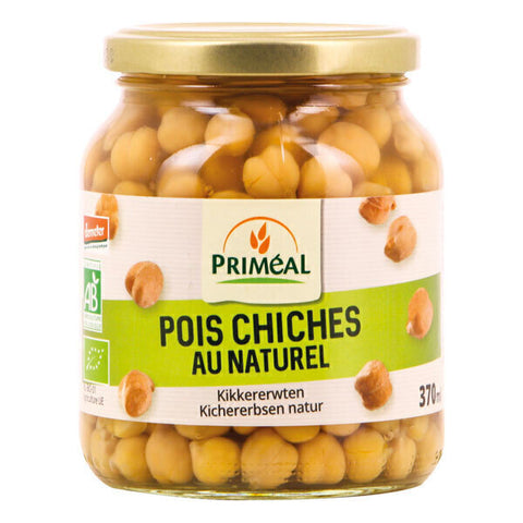 Garbanzos ecológicos naturales-370ml-Priméal