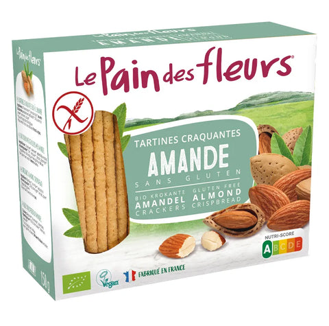 Tostada de almendras crujientes sin gluten - 150 g