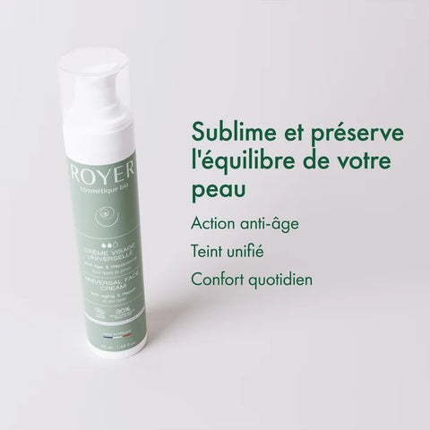 Universal organic snail slime face cream - 50 ml