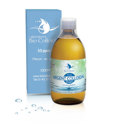 Argent Colloïdal 10 ppm – Flacon 1L-Biocolloïdal