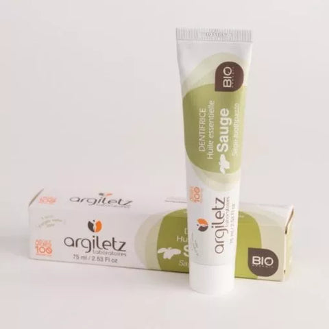 Pasta de Dientes Arcilla Verde y Salvia Bio-75 ml-Argiletz