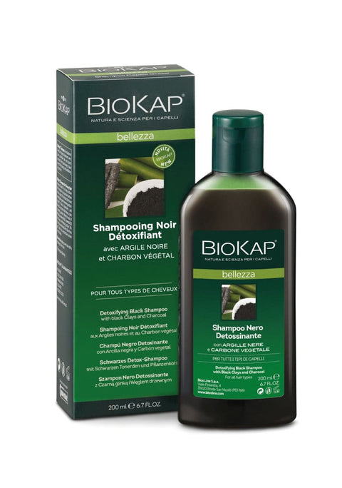Champú de Belleza Desintoxicante Negro-200ml-Biokap