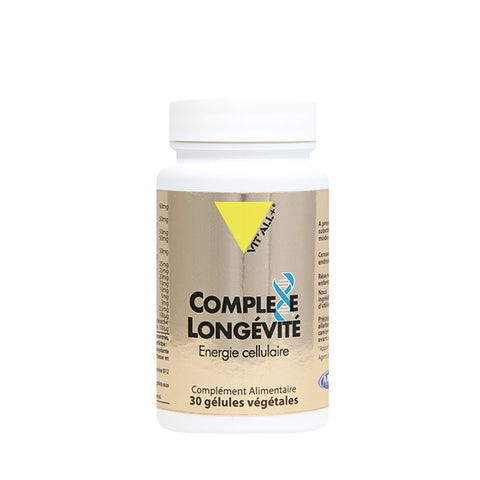 Complexe Longévité 15 actifs Vit'all+ - 30 gélules végétales