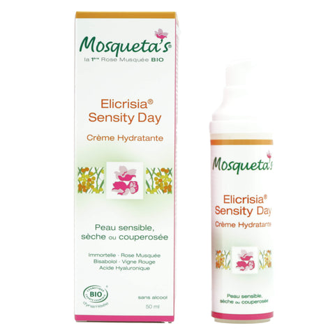Crème hydratante élicrisia sensity Bio - 50 ml-Mosqueta's - Boutique Pleine-Forme