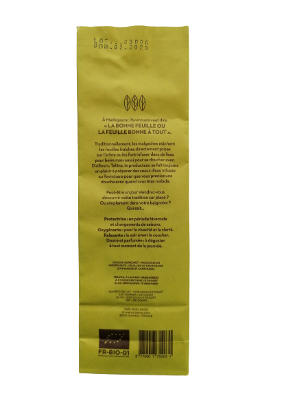 Hoja de Ravintsara Orgánica-50g-Betsara