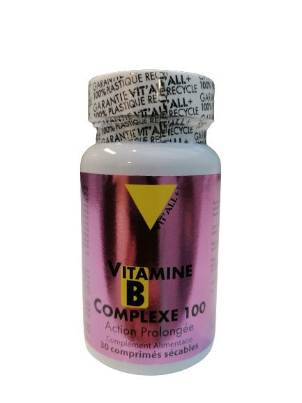 Complejo Vitamina B 100-30 comprimidos-Vit'all+