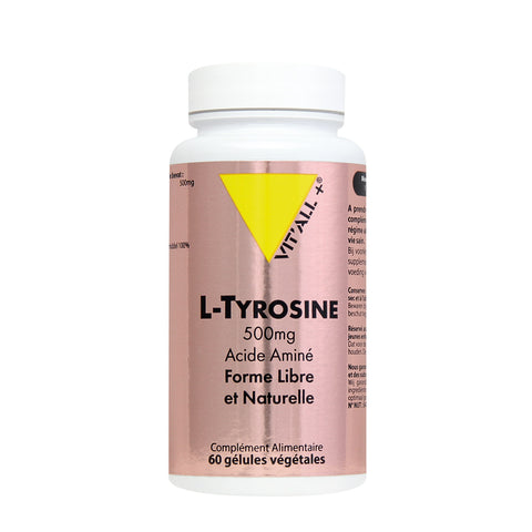 L-Tyrosine 500 mg - 60 gélules-Vit'all+