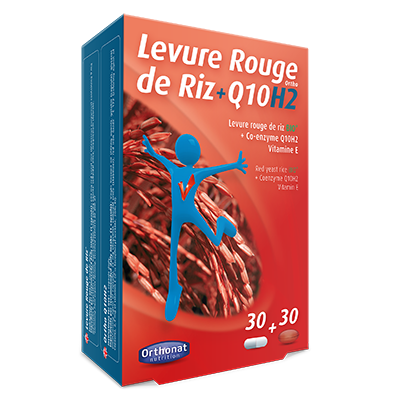 Levadura roja de arroz + Q10 H2-60 cápsulas-Orthonat