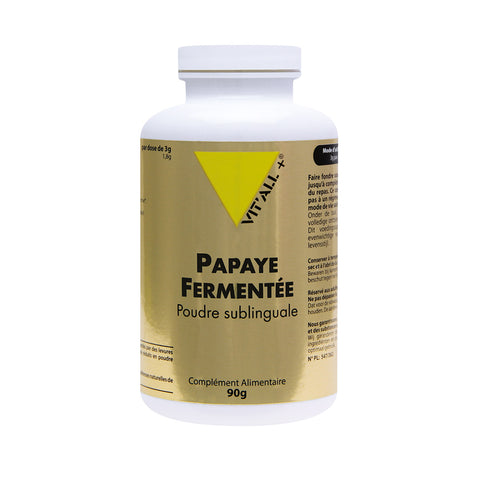 Papaye fermentée en poudre sublinguale Vit'all+ - 90 g