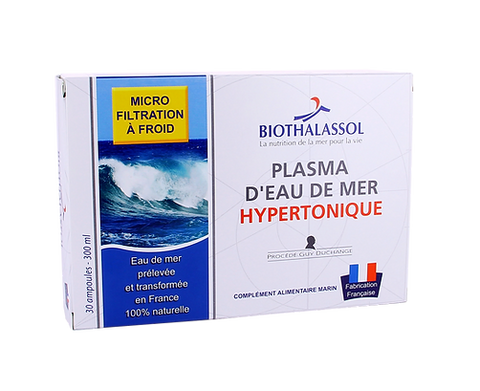Plasma marino hipertónico - 30 ampollas-Biothalassol