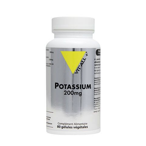 Potassium 200 mg Vit'all+ - 80 gélules végétales