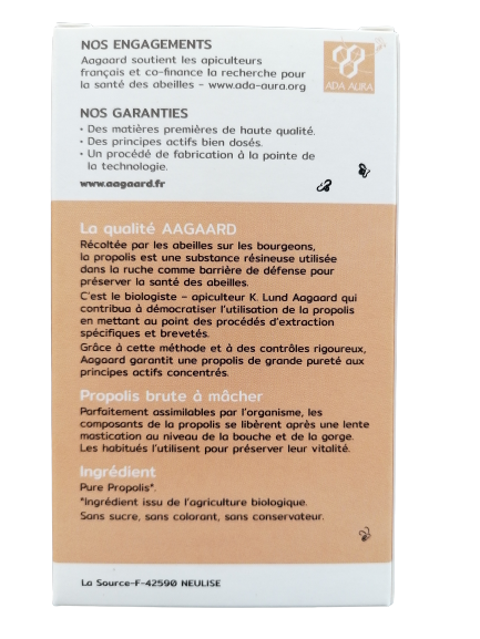 Propóleo crudo para masticar orgánico-20g-Aagaard