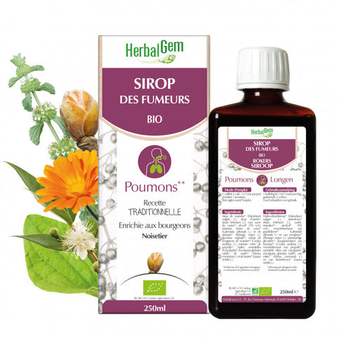 Jarabe Orgánico para Fumadores de Pulmón-150ml-Herbalgem