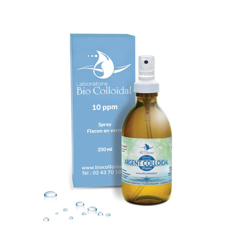 Argent Colloïdal 10 ppm – Spray 250ml-Biocolloïdal - Boutique Pleine-Forme