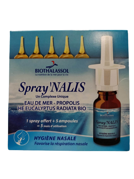Spray'Nalis-5 Ampoules-Biothalassol