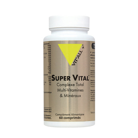 Super vital multi-vitamines et minéraux-60-comprimés-Vit'all +