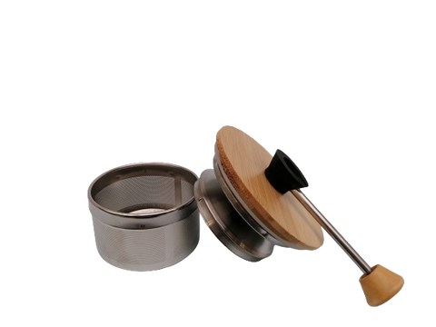 Tetera de cristal con infusor retráctil de acero inoxidable-1,2 litros-Boutique Pleine Forme