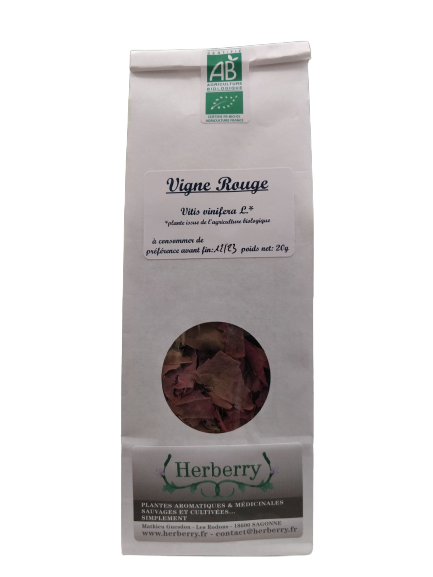 Vigne rouge pour tisanes-20g-Herberry