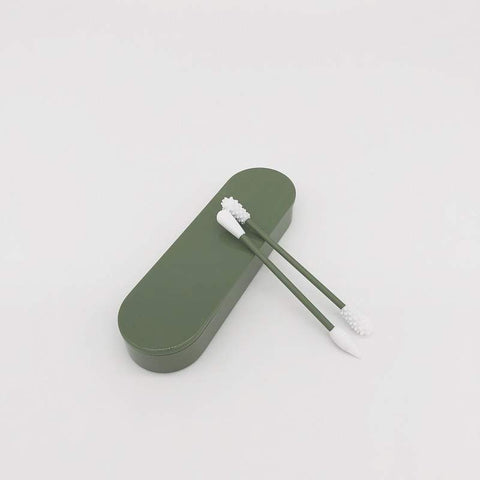 coton tige lavable-vert-Pleine forme - Boutique Pleine-Forme