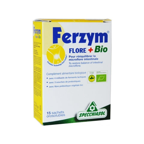 Ferzym Flore + Bio - 15 sachets-specchiasol