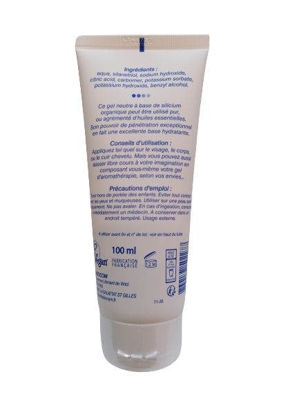 Gel neutro de silabase para aceites esenciales-100ml-Aquasilica