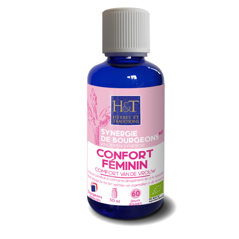 Synergie de bourgeons confort féminin bio Herbes et Traditions - flacon 50 ml