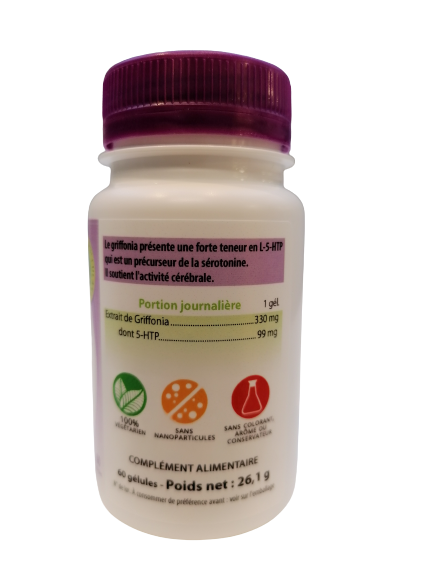 Griffonia 330mg-60 cápsulas-MGD