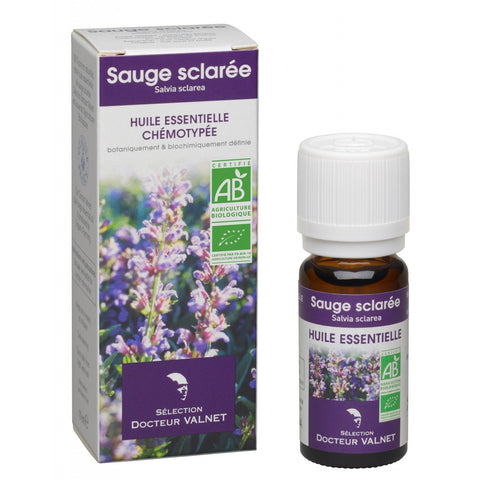 Huile essentielle Sauge sclarée Bio-10 ml-Dr.Valnet