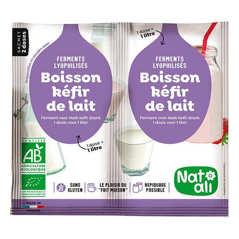 Préparation Kéfir de Lait - 2x 6g - Natali - Boutique Pleine-Forme