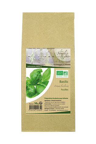 Feuille Basilic bio-50g-Altho - Boutique Pleine-Forme