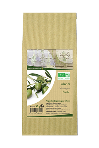 Feuille Olivier bio-50g-Altho - Boutique Pleine-Forme