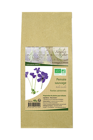 Pensée sauvage bio -40g-Altho - Boutique Pleine-Forme
