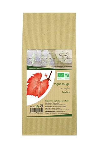 Vigne Rouge Feuilles Bio -50g-Altho - Boutique Pleine-Forme