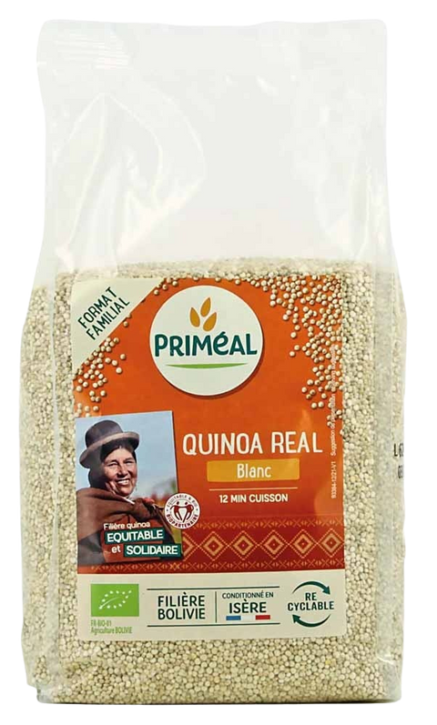 Organic white quinoa-500g or 1kg-Priméal