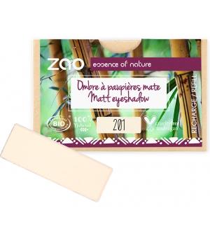 Recharge Ombre à paupières mat rectangle 201 ivoire-Zao Make up - Boutique Pleine-Forme