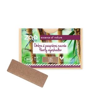 Recharge Ombre à paupières nacrée rectangle 274 Brun bronze-Zao Make up - Boutique Pleine-Forme