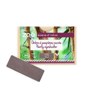 Recharge Ombre à paupières nacrée rectangle 129 taupe-Zao Make up - Boutique Pleine-Forme