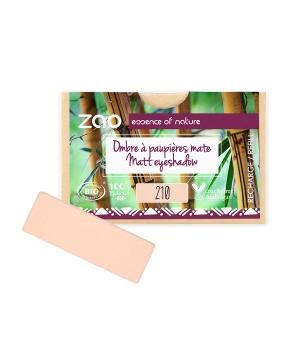 Recharge Ombre à paupières nacrée rectangle 210 Rose pêche-Zao Make up - Boutique Pleine-Forme