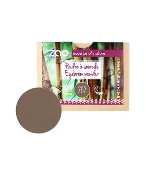 Recharge Poudre à Sourcils 262 Bruns-Zao Make up - Boutique Pleine-Forme