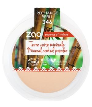Recharge Terre cuite minérale 346 Bonne mine 15g-Zao Make up - Boutique Pleine-Forme