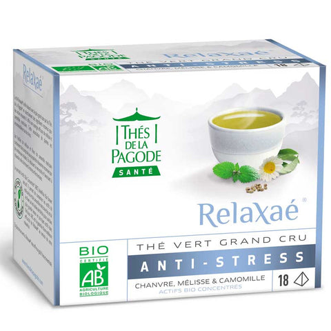 Relaxaé, té antiestrés ecológico-18 bolsitas-Thés de la Pagode