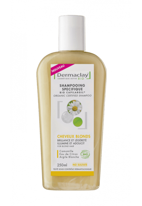 Shampoing bio Cheveux Blonds- 250ml-Dermaclay - Boutique Pleine-Forme