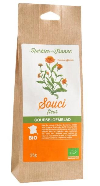 Fleurs de souci bio pour tisane Herbiers de France - 25 g