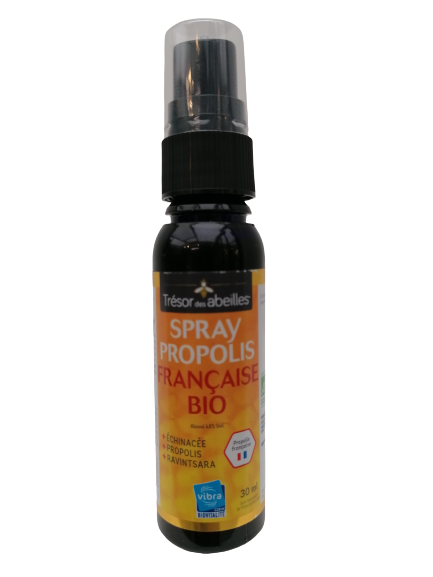 Spray de propóleo orgánico-30ml-El tesoro de las abejas