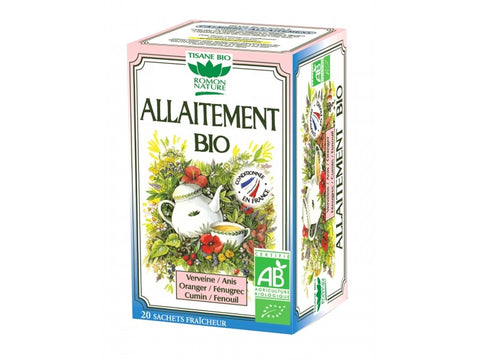Tisane Allaitement Bio Romon Nature - boîte de 20 sachets