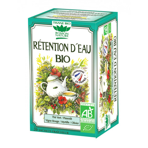 Infusión de hierbas retenedora de agua ecológica-20 sobres-Romon Nature