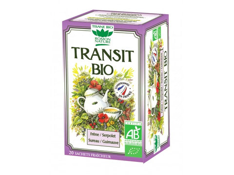 Infusión de Hierbas Tránsito Ecológica - 20 bolsitas - Romon Nature