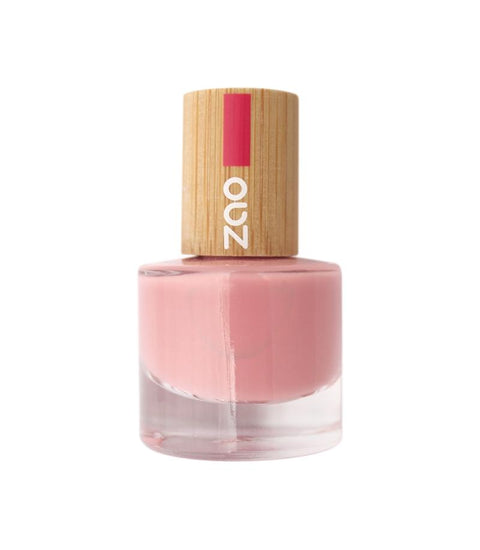 Vernis à ongles Bio - 662 Rose poudré- 8 ml - Zao Make-up - Boutique Pleine-Forme