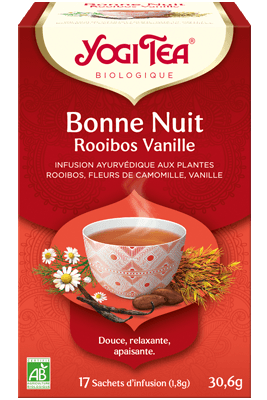 Infusión Buenas Noches-Rooibos Vainilla-17 sobres-Yogi Tea